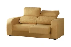 Divano reclinabile ocra 190x80x95h cm - Quarzo