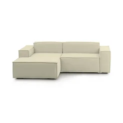 Divani Angolari|Divani Fissi Con Penisola > Dmora Divano sfoderabile 240x170x70h cm - Assurte Beige