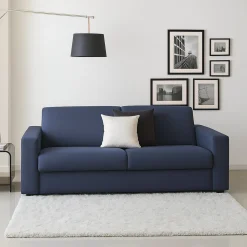 Divano sfoderabile blu 180x95x90h cm - Azzurrite