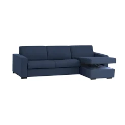 Divano sfoderabile blu 280x95x90h cm - Atos