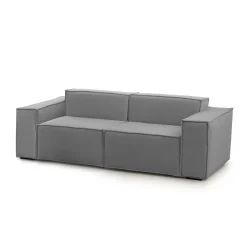 Divani Fissi 2 Posti|Salotto > Dmora Divano sfoderabile 220x95x70h cm - Lepidolite Grigio