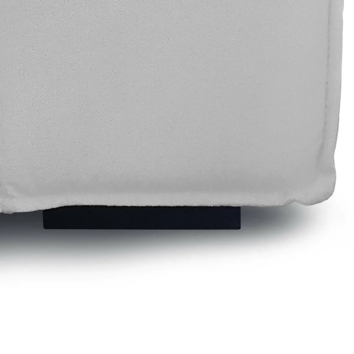 Divano sfoderabile grigio 240x170x70h cm - Ameli