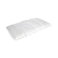 Guanciale Alloro, Made in Italy, 70x39 h10 cm, Bianco
