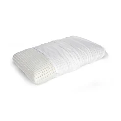 Guanciali > Dmora Guanciale Basilico, Made in Italy, 70x40 h16 cm, Bianco Bianco, Bianco