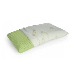 Guanciali > Dmora Guanciale Maggiorana, Made in Italy, 73x43 h14 cm, Bianco Bianco, Bianco