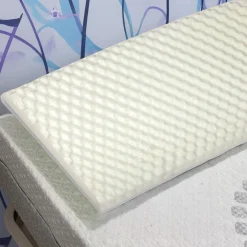 Guanciali > Dmora Guanciale Ruta, Made in Italy, 73x43 h14 cm, Bianco Bianco, Bianco