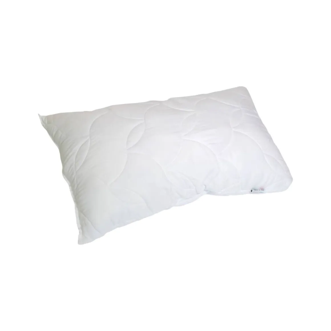 Guanciale Salvia, Made in Italy, 73x44 h14 cm, Bianco