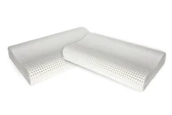 Guanciali > Dmora Guanciale Stevia, Made in Italy, 70x41 h12 cm, Bianco Bianco, Bianco