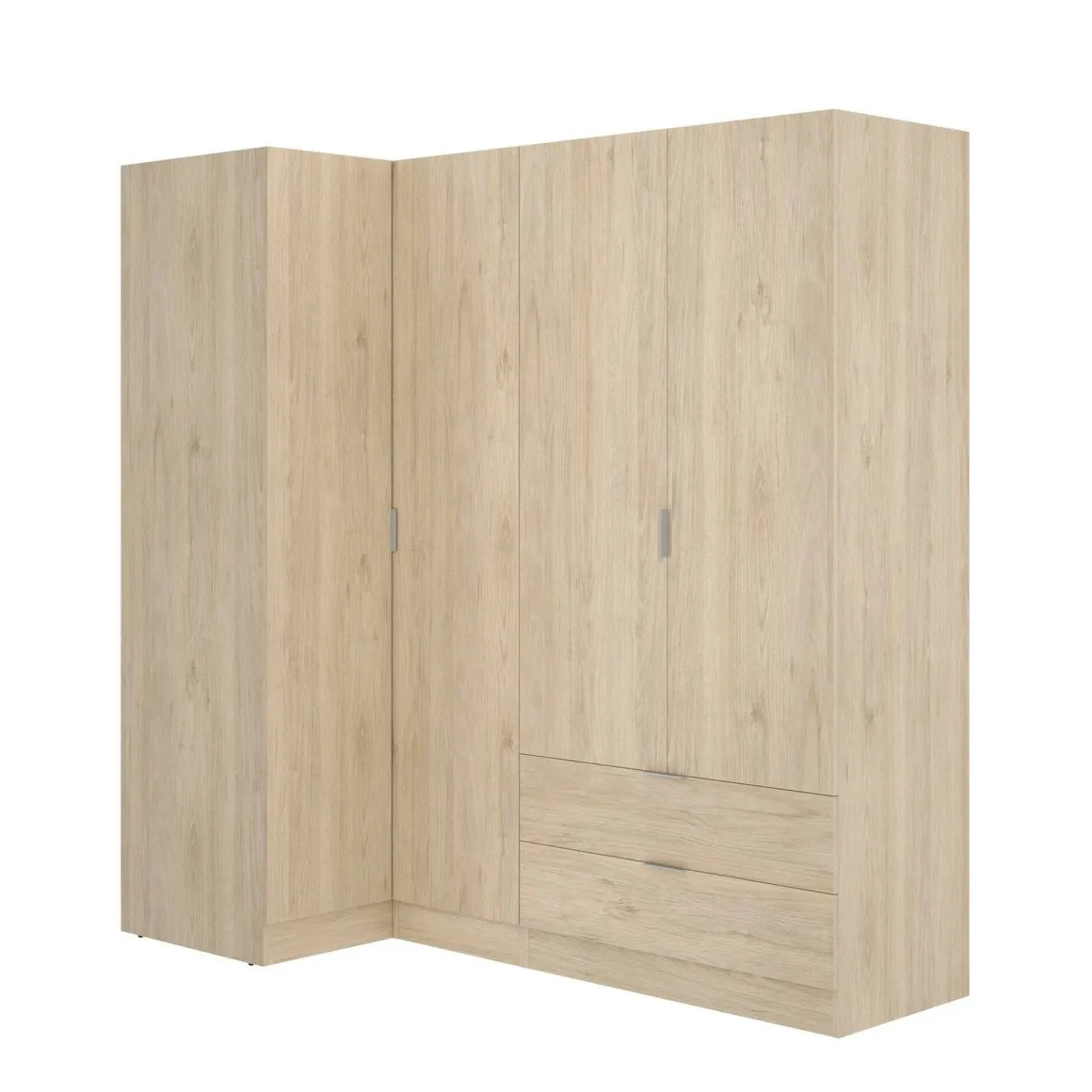 Guardaroba angolare moderno rovere 173x184h cm - Efesto