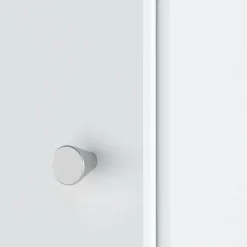 Armadi Multiuso 1 Anta > Dmora Guardaroba 1 anta lucido colonna 50x218h cm - Mexico Bianco