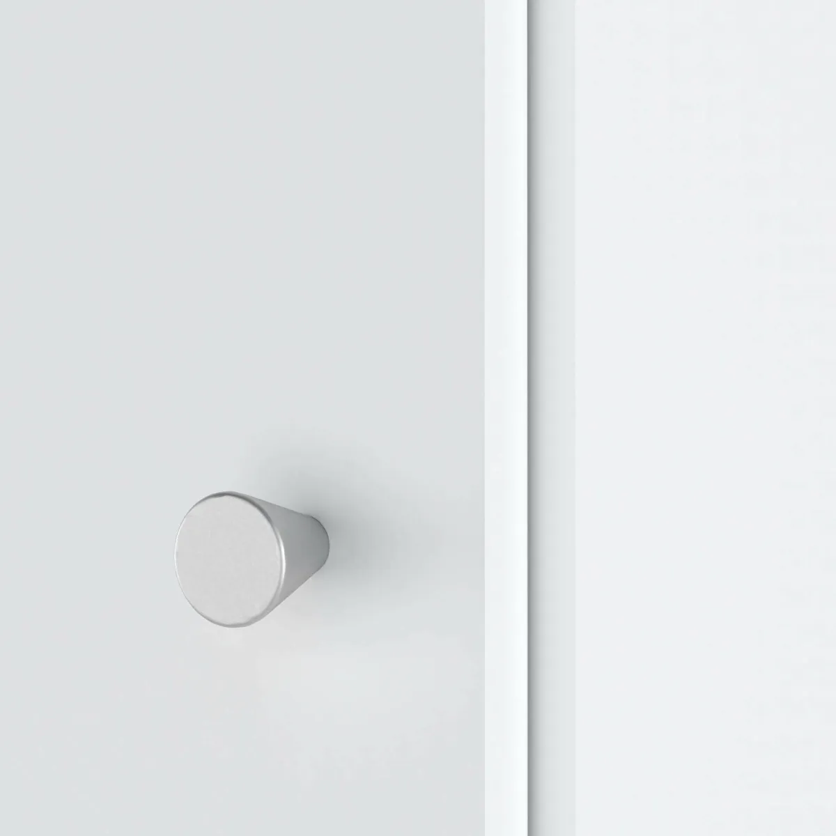 Armadi Multiuso 1 Anta > Dmora Guardaroba 1 anta lucido colonna 50x218h cm - Mexico Bianco