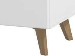 Guardaroba 1 Anta > Dmora Guardaroba 1 Anta Bianco Marrone Rovere Appendiabiti Cassetti, 2 Ripiani - Calvert Marrone Rovere, Bianco
