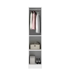 Guardaroba 1 anta bianco slim 40x184h cm - Nxy