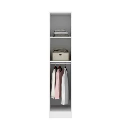 Guardaroba 1 anta bianco slim 40x184h cm - Nxy