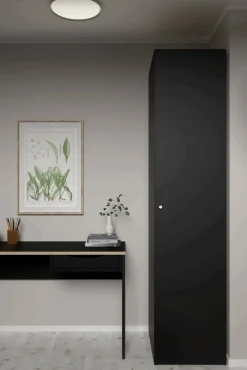 Armadi Multiuso 1 Anta > Dmora Guardaroba 1 anta colonna 60x218h cm - Mexico Nero