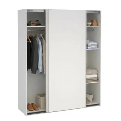 Armadi Multiuso 2 Ante > Dmora Guardaroba 2 ante ante scorrevoli 200x218h cm - Malakas Bianco