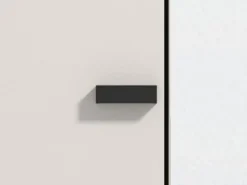 Guardaroba 2 Ante > Dmora Guardaroba 2 Ante Bianco Bianco Appendiabiti 4 Ripiani 58x195h cm, 5 Vani - Lomazzo Bianco, Bianco