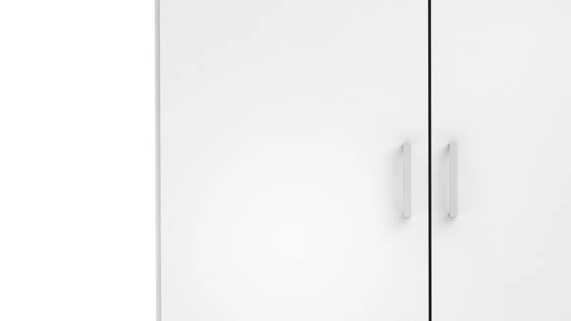 Guardaroba 2 ante bianco camera da letto 77x175h cm - Alibabba