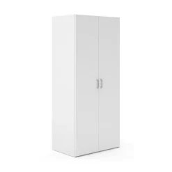 Guardaroba 2 ante bianco camera da letto 77x175h cm - Alibabba