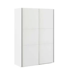 Guardaroba 2 Ante > Dmora Guardaroba 2 ante bianco e grigio 147x220h cm - Almese Grigio, Bianco