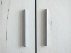 Guardaroba 2 Ante Bianco Larice Marrone Rovere Appendiabiti Cassetti 80x202h cm, un Ripiano - Egna
