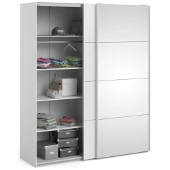 Guardaroba 2 Ante > Dmora Guardaroba 2 ante 242x220h cm - Kauri Bianco Lucido
