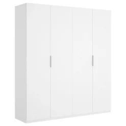 Guardaroba 4 ante bianco lucido 180x204h cm - Iuventas