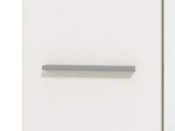 Guardaroba 2 Ante Bianco Marrone Rovere Nodi Appendiabiti 4 Ripiani 60x192.5h cm, 5 Vani - Griante