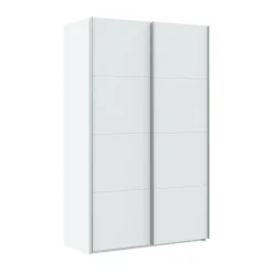 Camera Da Letto > Dmora Guardaroba 2 ante 120x200h cm - Akim Bianco