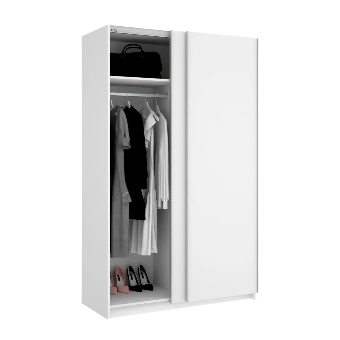 Guardaroba 2 ante bianco 120x204h cm - Alaika