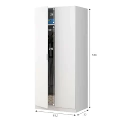 Guardaroba 2 ante bianco 82x180h cm - Avik