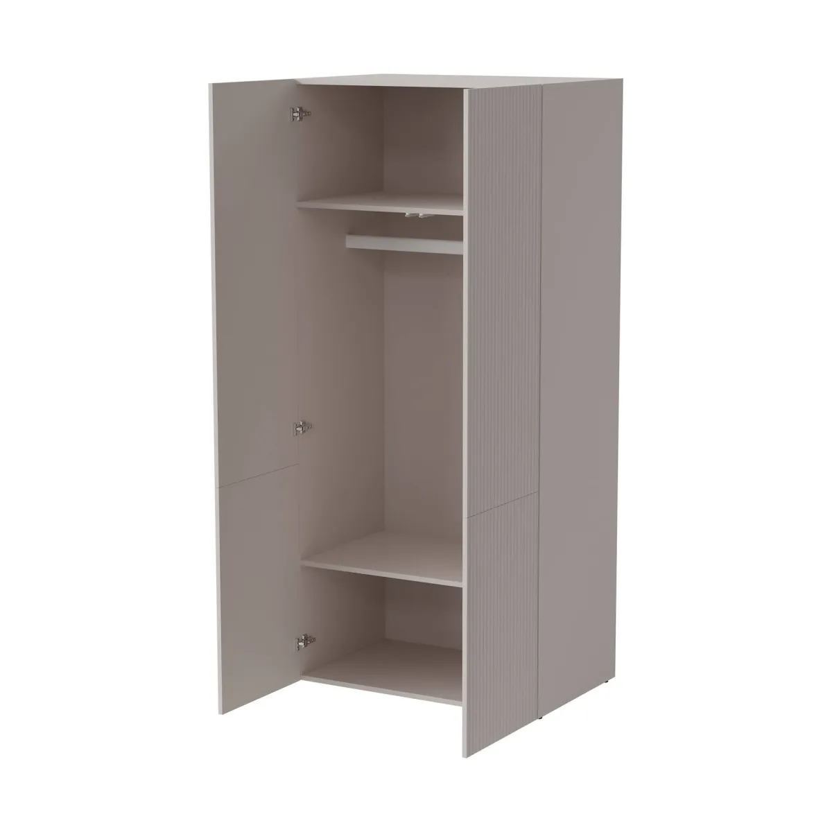 Guardaroba 2 Ante > Dmora Guardaroba 2 ante Caiazzo, 90x56 h199 cm, Beige Beige Cashmere