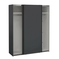 Armadi Multiuso 2 Ante > Dmora Guardaroba 2 ante ante scorrevoli 178x220h cm - Gomer Grigio