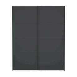 Armadi Multiuso 2 Ante > Dmora Guardaroba 2 ante ante scorrevoli 178x220h cm - Gomer Grigio