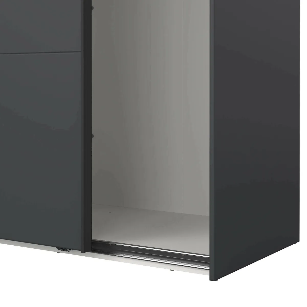 Armadi Multiuso 2 Ante > Dmora Guardaroba 2 ante ante scorrevoli 178x220h cm - Gomer Grigio