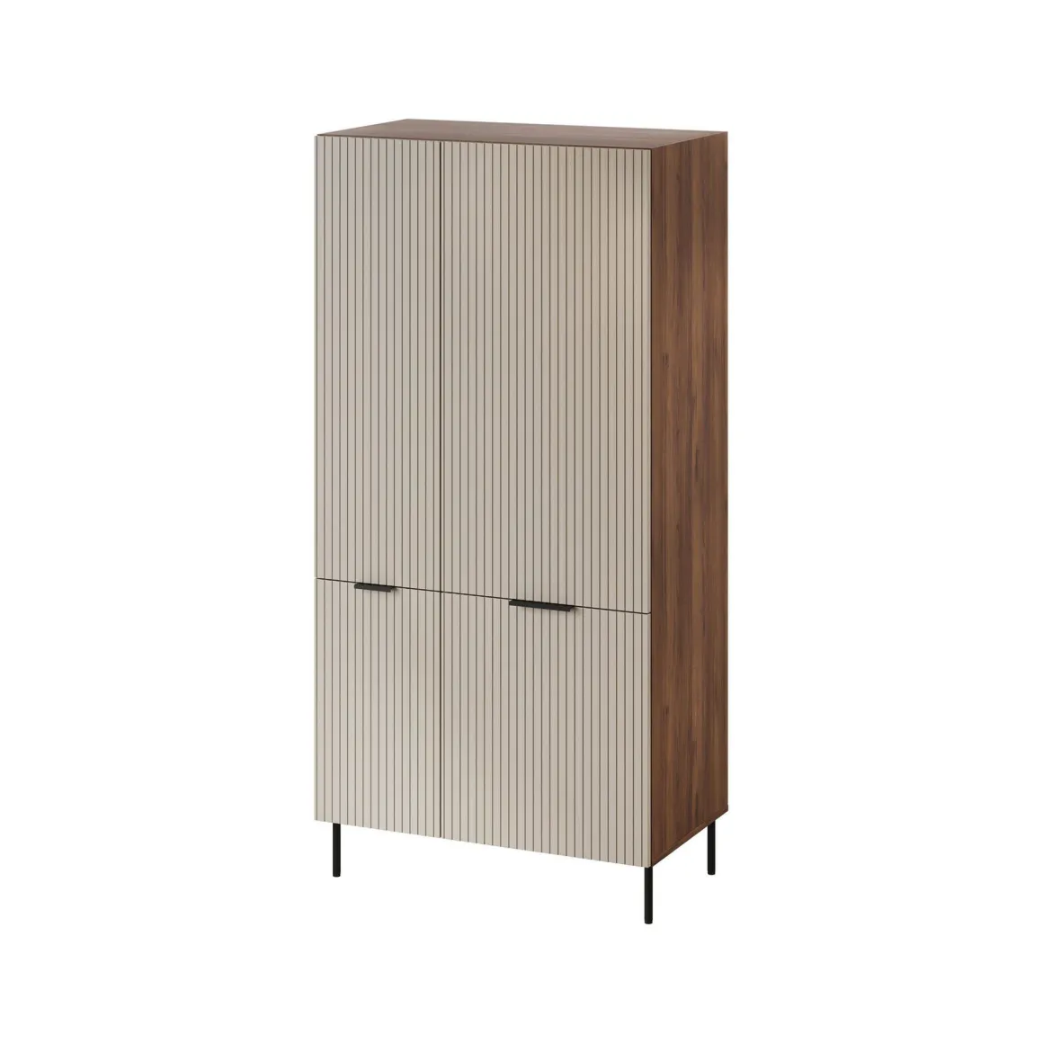 Guardaroba 2 ante Intelvi, 90x52 h185 cm, Beige