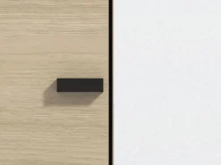 Guardaroba 2 Ante Marrone Rovere Marrone Appendiabiti 3 Ripiani 64x194h cm, 2 Ante - Azzano