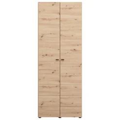 Guardaroba 2 Ante > Dmora Guardaroba 2 Ante Appendiabiti un Ripiano 79x208h cm, 2 Ante - Pomar Marrone Rovere Nodi