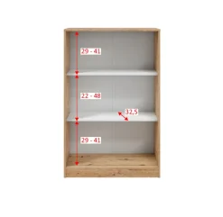 Guardaroba 2 Ante > Dmora Guardaroba 2 Ante Marrone Rovere Nodi Bianco 4 Cassetti 2 Ripiani 140x200h cm, Appendiabiti - Ponna Bianco, Marrone Rovere Nodi