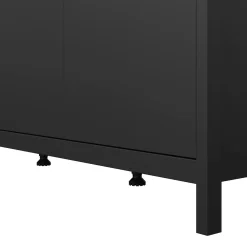 Guardaroba 3 ante nero 150x199h cm - Conti