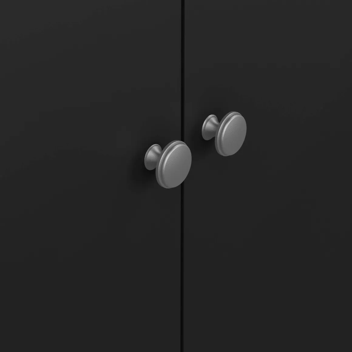 Guardaroba 3 ante nero 150x199h cm - Conti