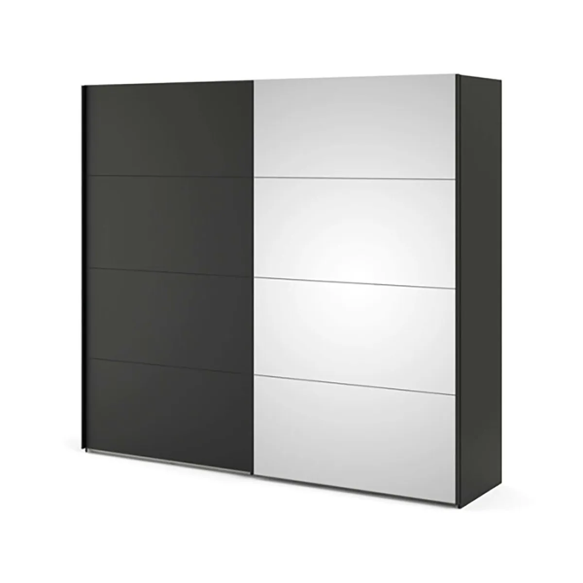 Guardaroba 2 Ante > Dmora Guardaroba 2 ante 242x220h cm - Tobie Nero