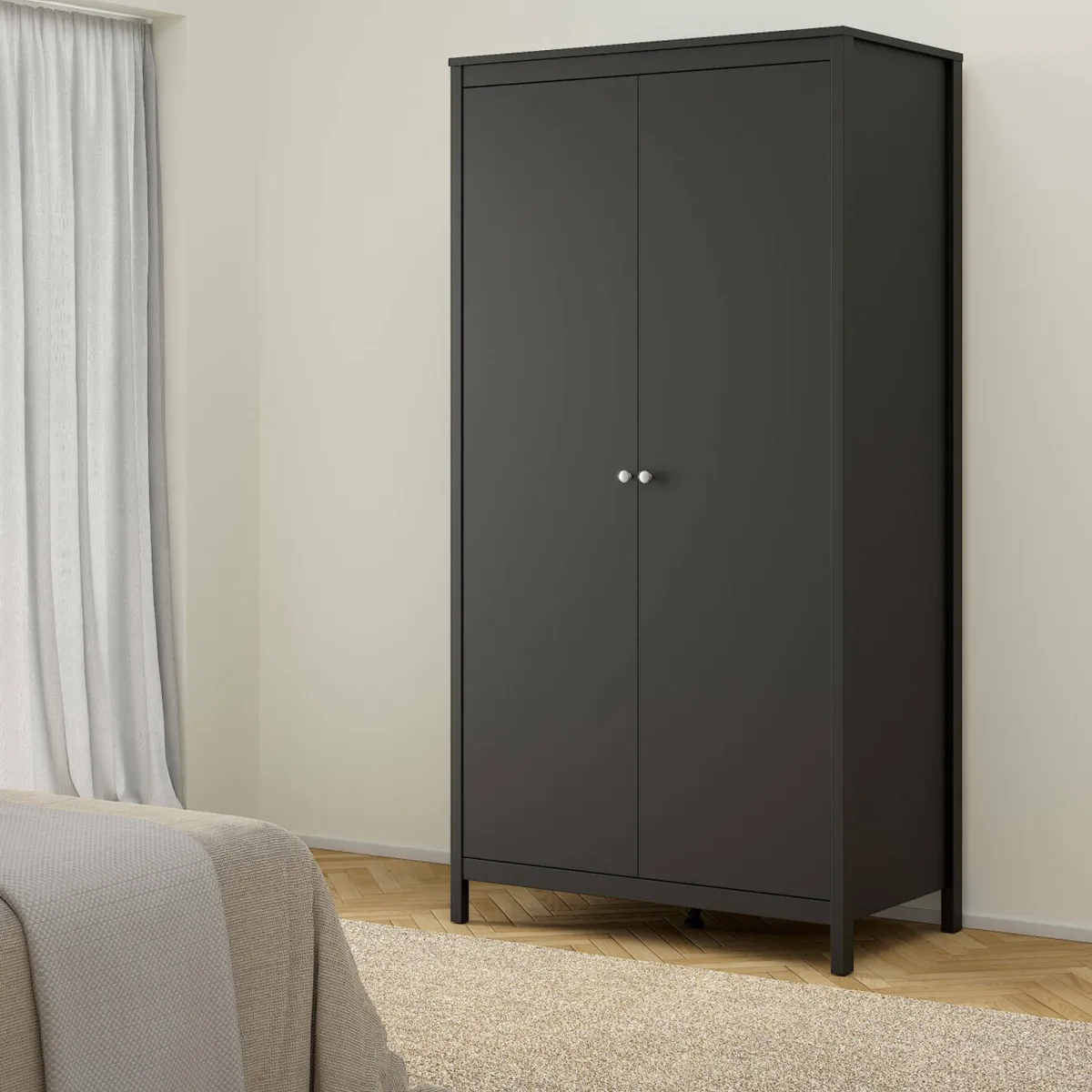 Guardaroba 2 Ante > Dmora Guardaroba 2 ante 102x199h cm - Zagabria Nero