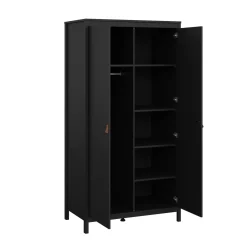 Guardaroba 2 Ante > Dmora Guardaroba 2 ante 102x199h cm - Zagabria Nero