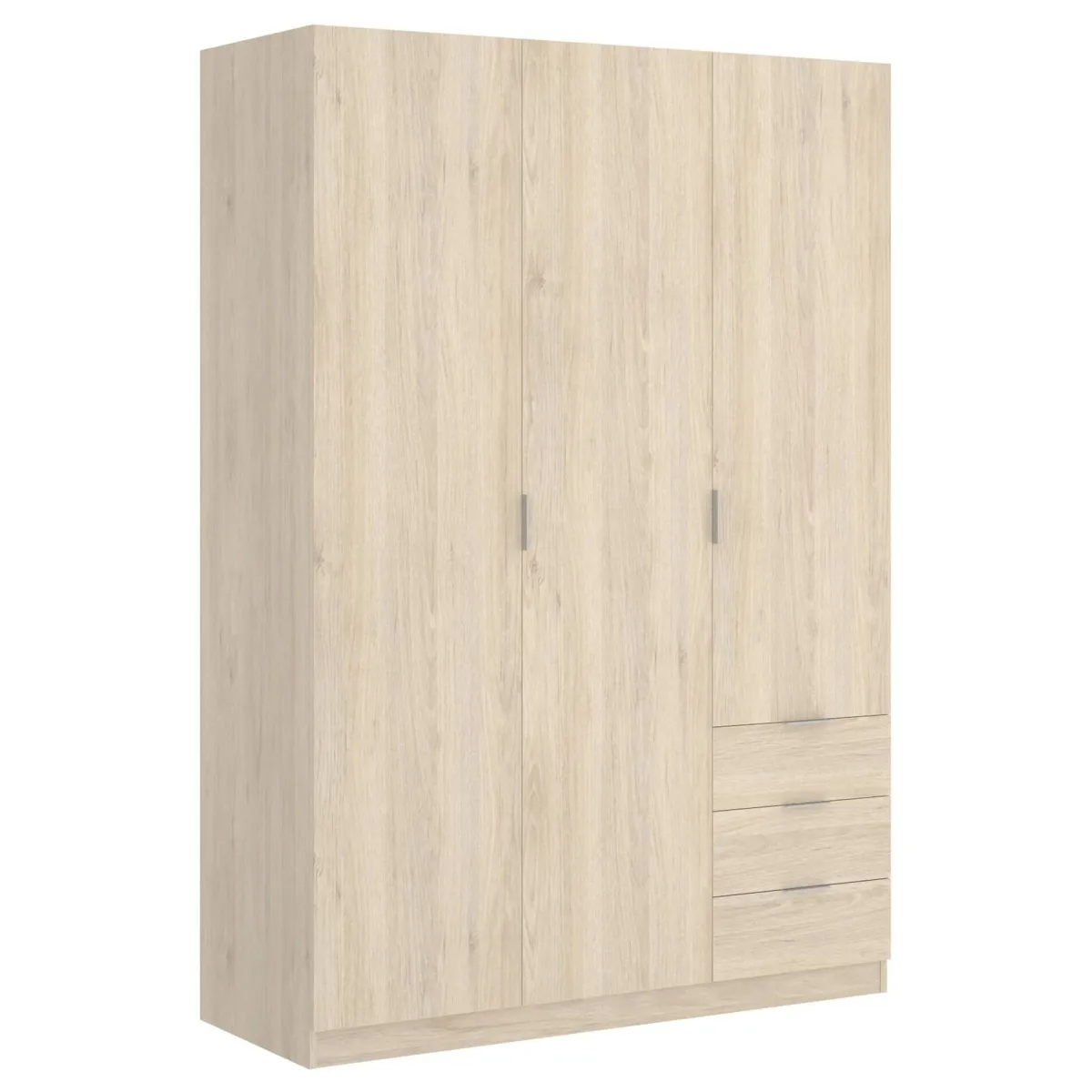 Guardaroba 3 Ante|Camera Da Letto > Dmora Guardaroba 3 ante rovere 121x184h cm - Astru Marrone Rovere