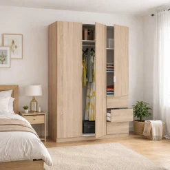 Guardaroba 3 ante rovere 135x200h cm - Ade