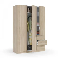 Guardaroba 3 ante rovere 135x200h cm - Ade