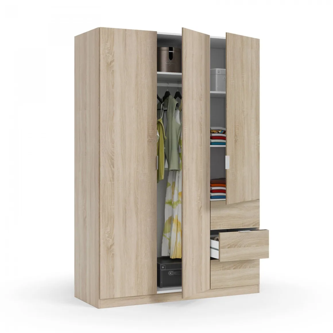 Guardaroba 3 ante rovere 135x200h cm - Ade