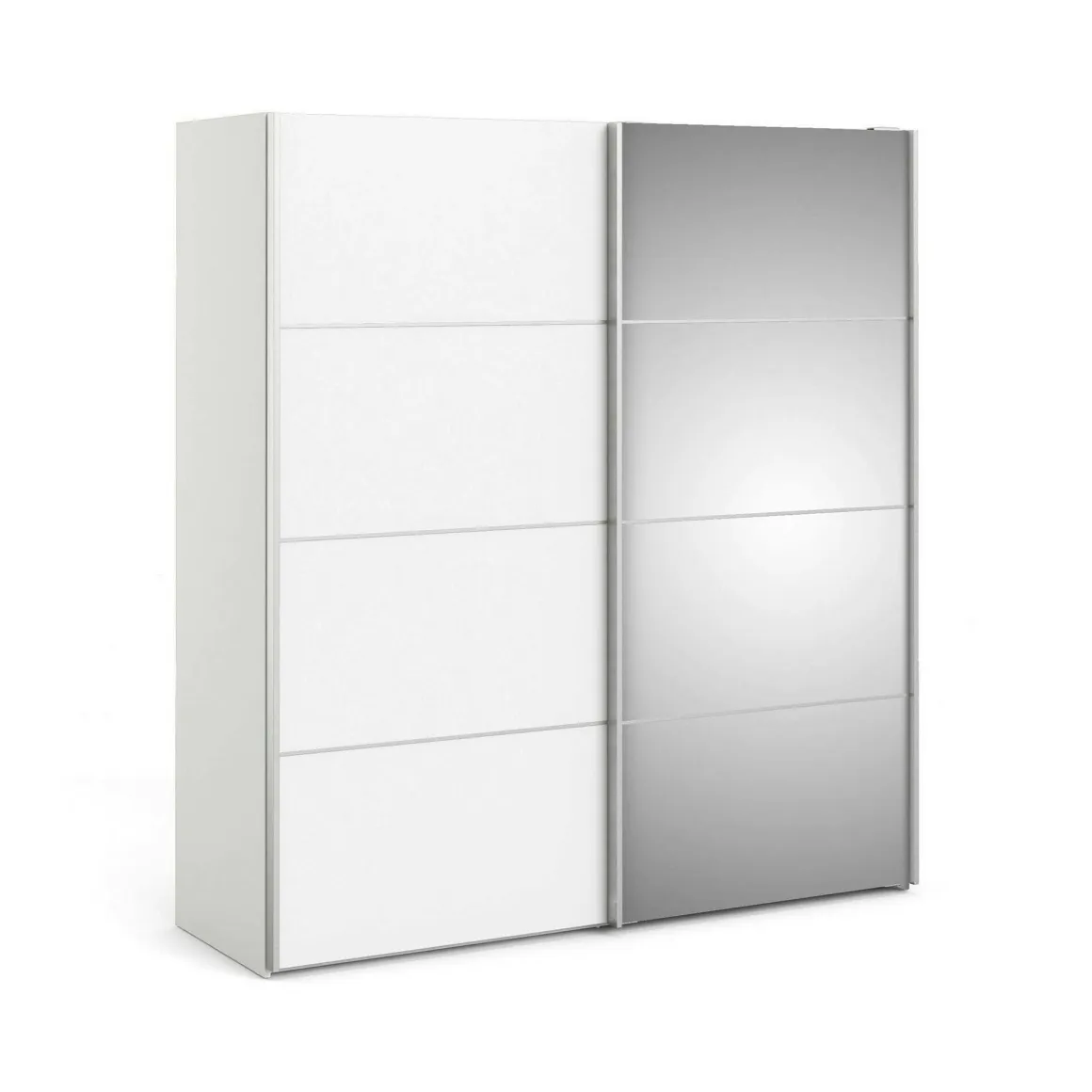 Guardaroba 2 Ante > Dmora Guardaroba ante scorrevoli 182x220h cm - Badesse Bianco Lucido