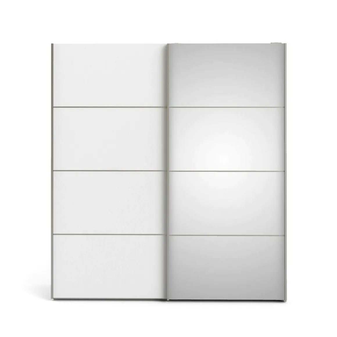 Guardaroba 2 Ante > Dmora Guardaroba ante scorrevoli 182x220h cm - Badesse Bianco Lucido